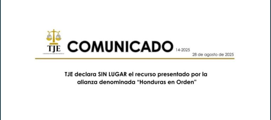 Comunicado 28-08-2025