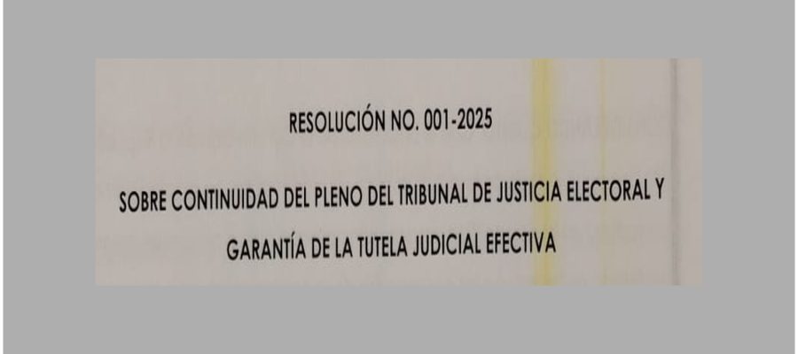 Resolución N0. 001-2025